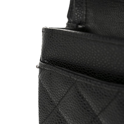 Chanel Caviar Quilted Medium Double Flap Black 11 of 11