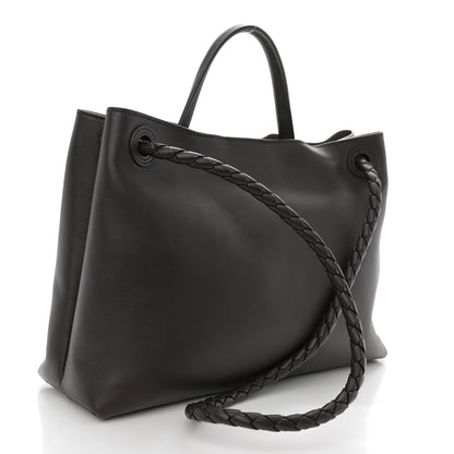 Bottega Veneta Silky Calfskin Medium Andiamo Shoulder Bag Fondant 3 of 10