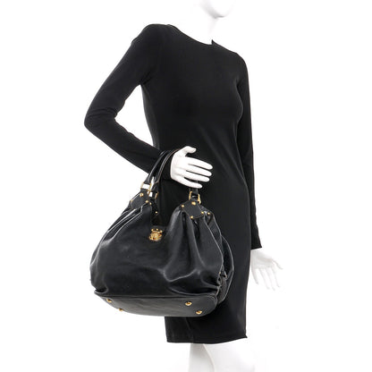 Louis Vuitton Mahina L Black 2 of 9