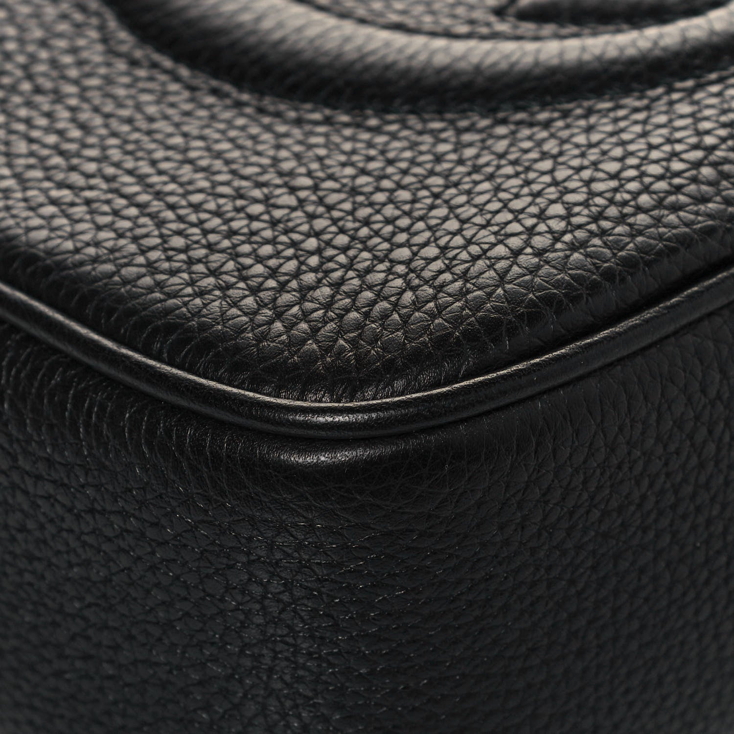 Gucci Pebbled Calfskin Small Soho Disco Bag Black 9 of 13
