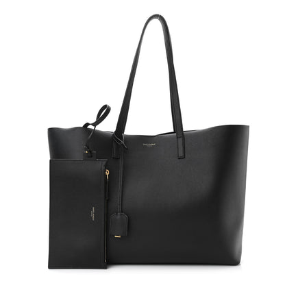 Saint Laurent Calfskin Large Shopping Tote Black 1 of 11