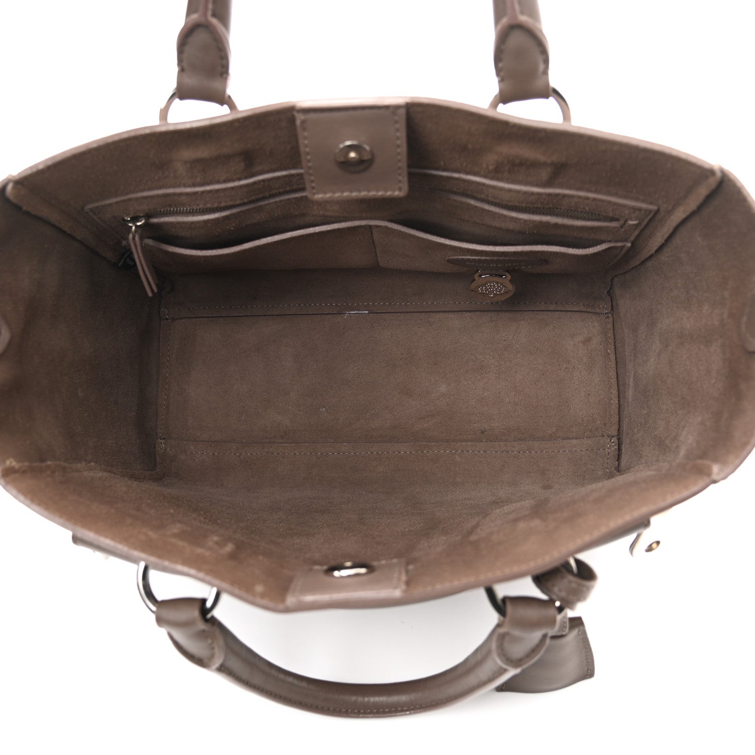 Mulberry Silky Calf Small Willow Tote Taupe 5 of 12