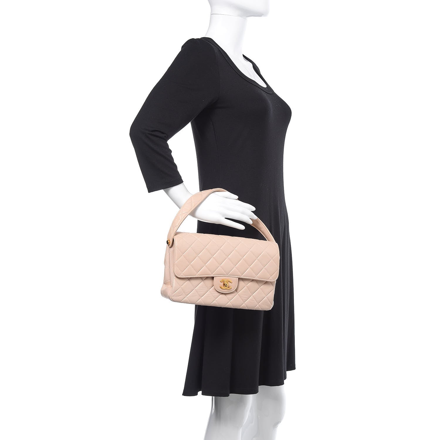 Chanel Lambskin Quilted Medium Double Sided Flap Light Pink 2 of 16