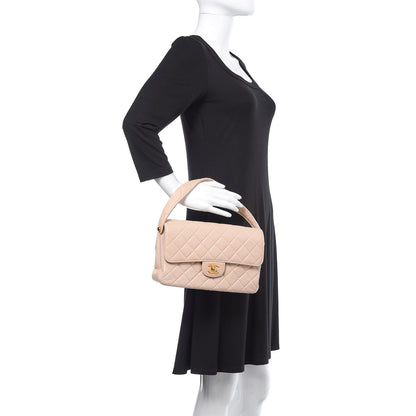 Chanel Lambskin Quilted Medium Double Sided Flap Light Pink 2 of 16