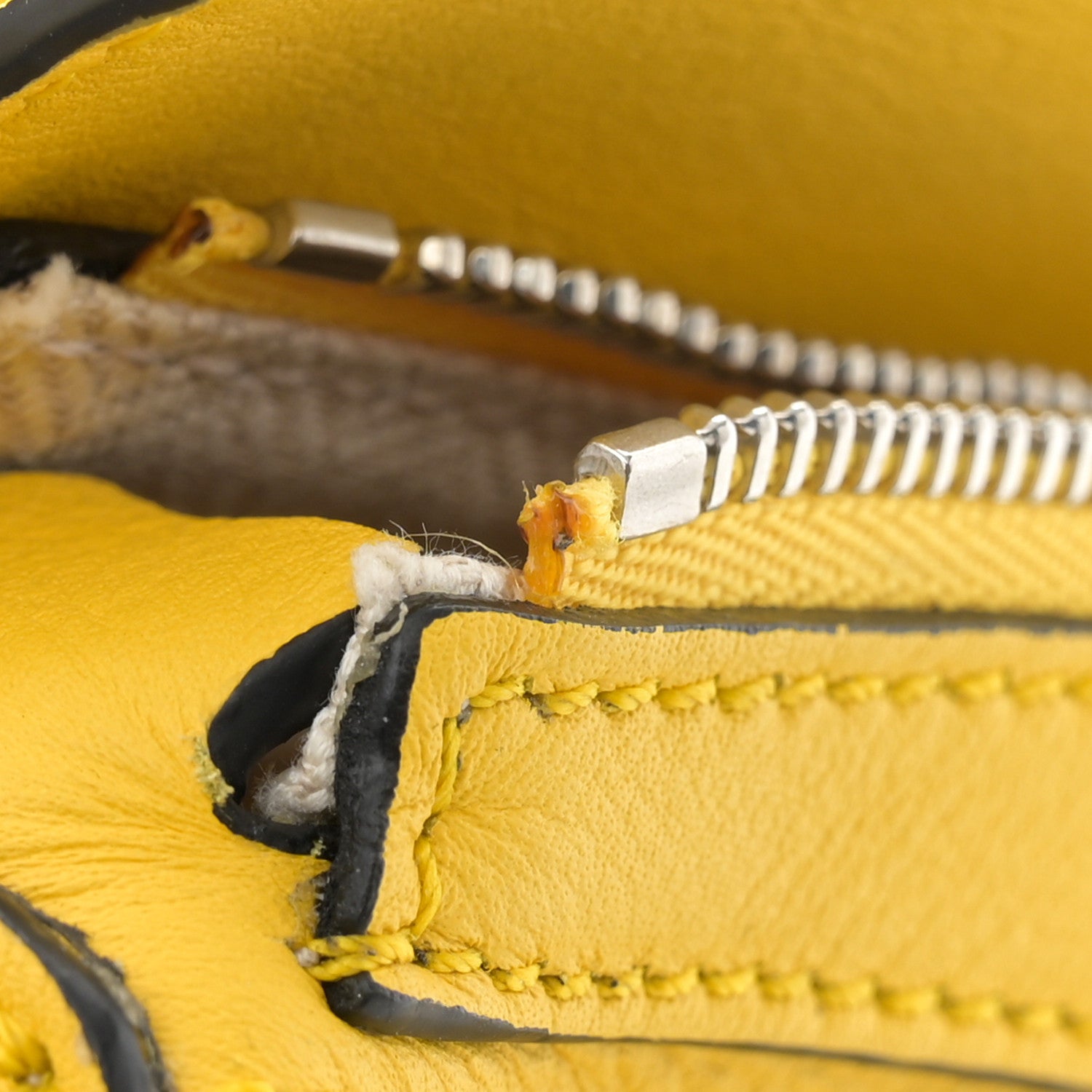 Loewe Calfskin Nano Puzzle Bag Yellow 11 of 12