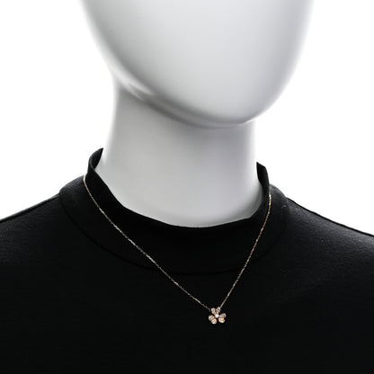 Van Cleef & Arpels 18K Yellow Gold Diamond Mini Frivole Pendant Pave Necklace 2 of 6