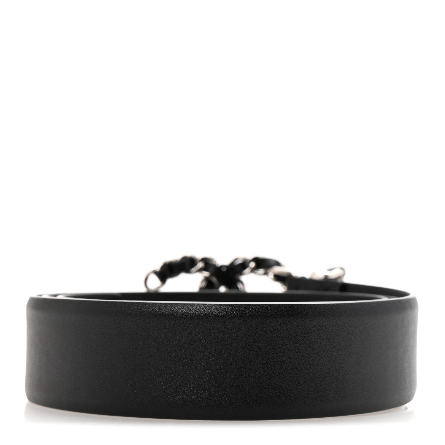 Chanel Calfskin CC Chain Belt 85 34 Black 2 of 6