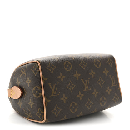 Louis Vuitton Monogram Speedy Bandouliere 20 Black 4 of 9