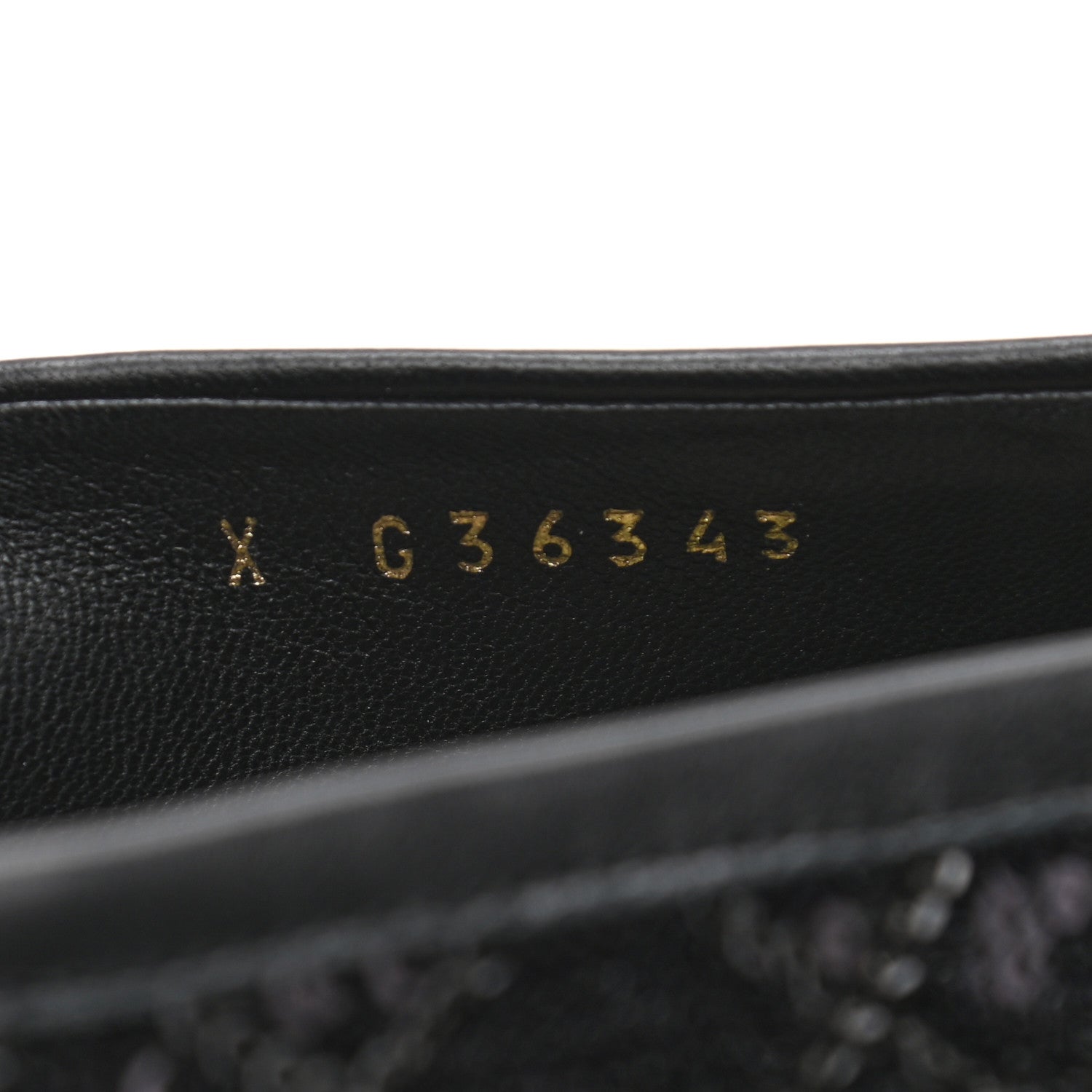 Chanel Sequin Lambskin Quilted CC Loafers 36 Black 8 of 8