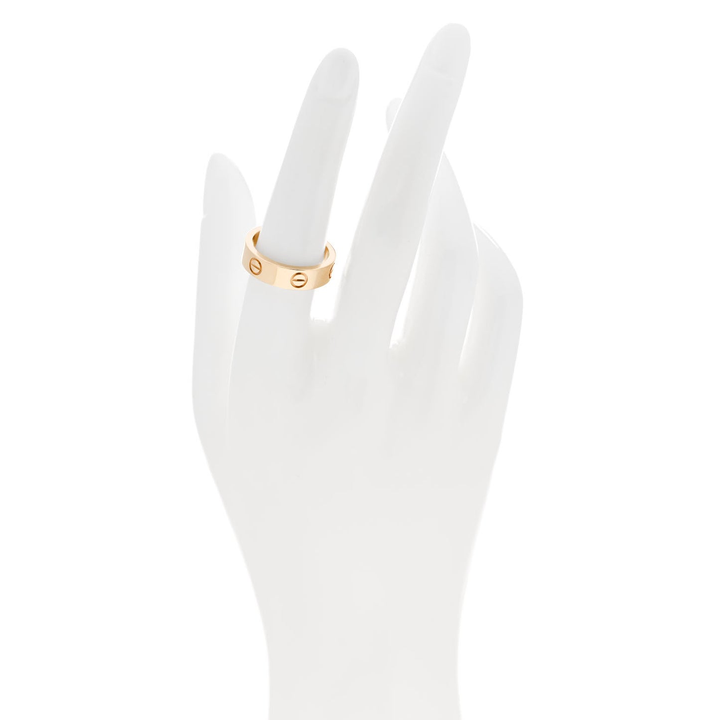 18K Yellow Gold 5.5mm LOVE Ring 55 7.25