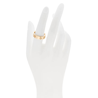 Cartier 18K Yellow Gold 5.5mm LOVE Ring 55 7.25 2 of 5