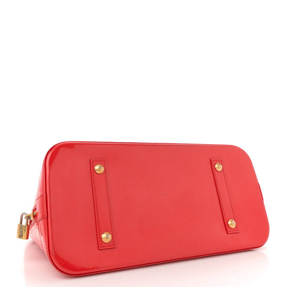 Louis Vuitton Vernis Alma GM Orange Sunset 4 of 14