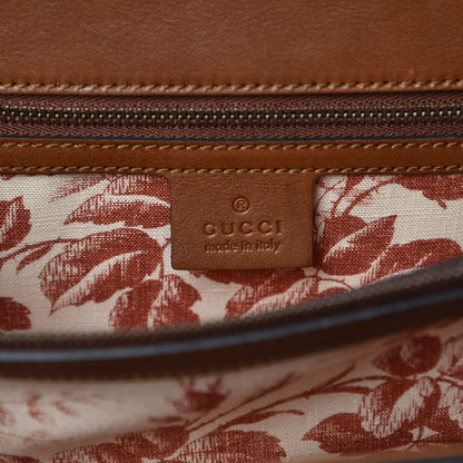Gucci Calfskin Animalier Shoulder Bag Brown 6 of 8