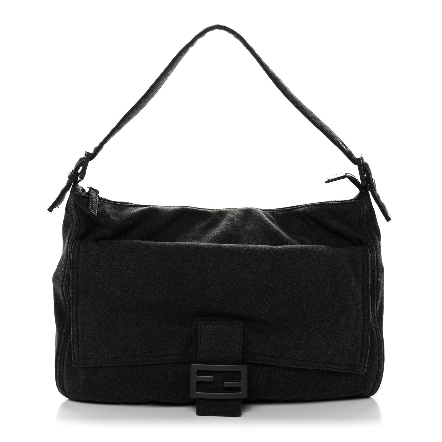 Fendi Jersey Mama Baguette Black 1 of 13