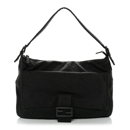 Fendi Jersey Mama Baguette Black 1 of 13