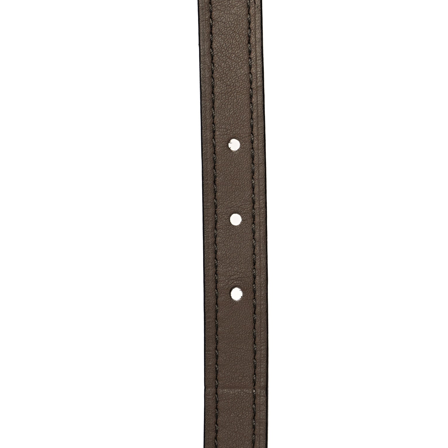Hermes Epsom Swift 13mm H Medor Belt 65 Etoupe White 4 of 5