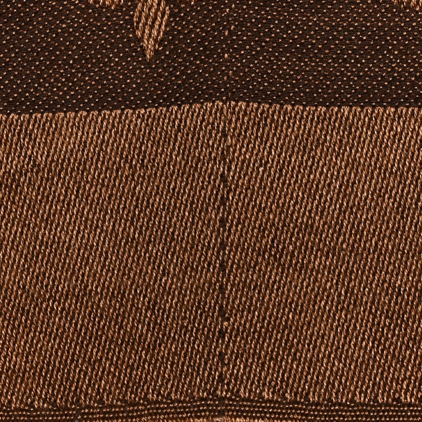 Silk Wool Monogram Denim Shawl Chocolate