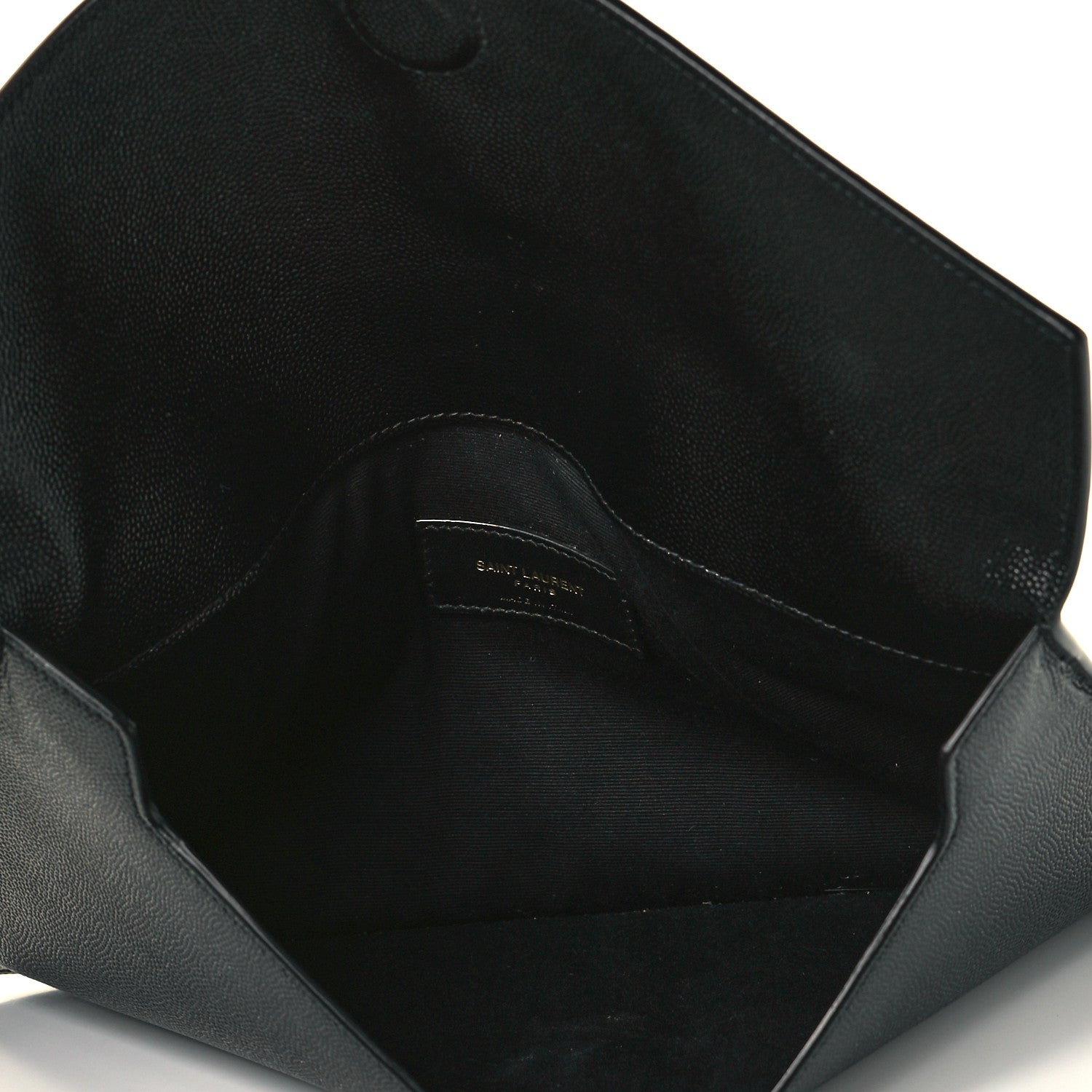 Saint Laurent Grain De Poudre Uptown Pouch Black 6 of 8