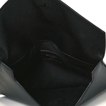 Saint Laurent Grain De Poudre Uptown Pouch Black 6 of 8