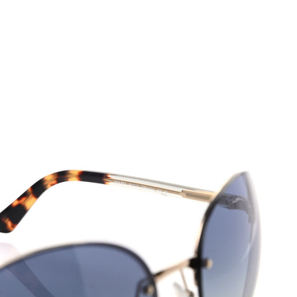 Prada Metal Round Sunglasses SPR 68V Blue 6 of 8