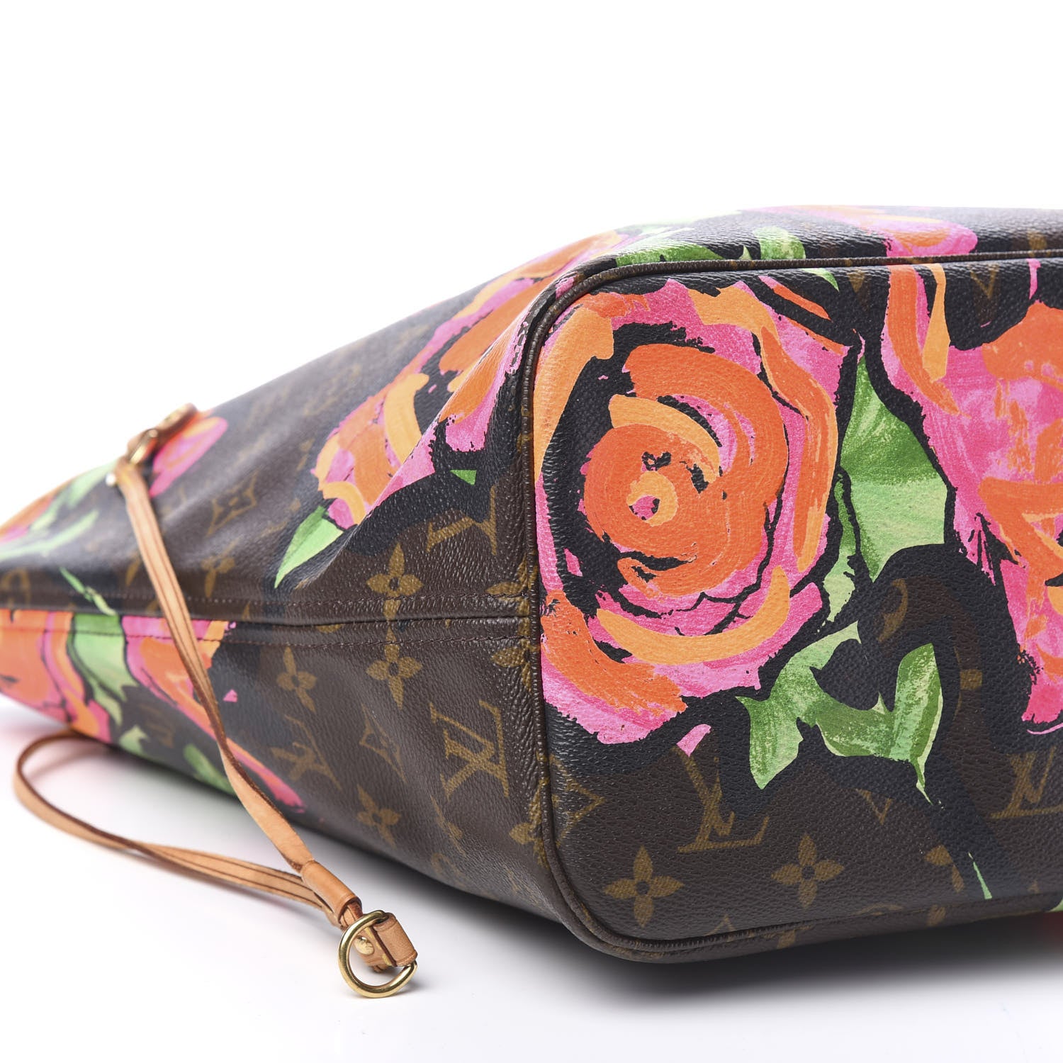 Louis Vuitton Monogram Roses Neverfull MM 11 of 16