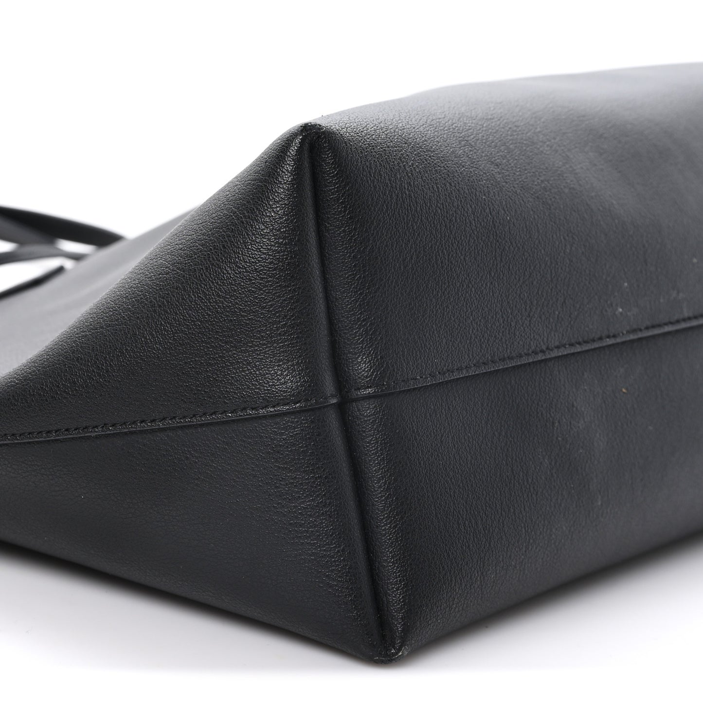 Calfskin Large Shopping Tote Black