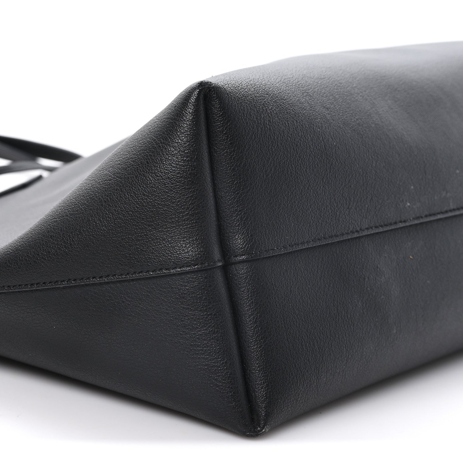 Saint Laurent Calfskin Large Shopping Tote Black 10 of 12