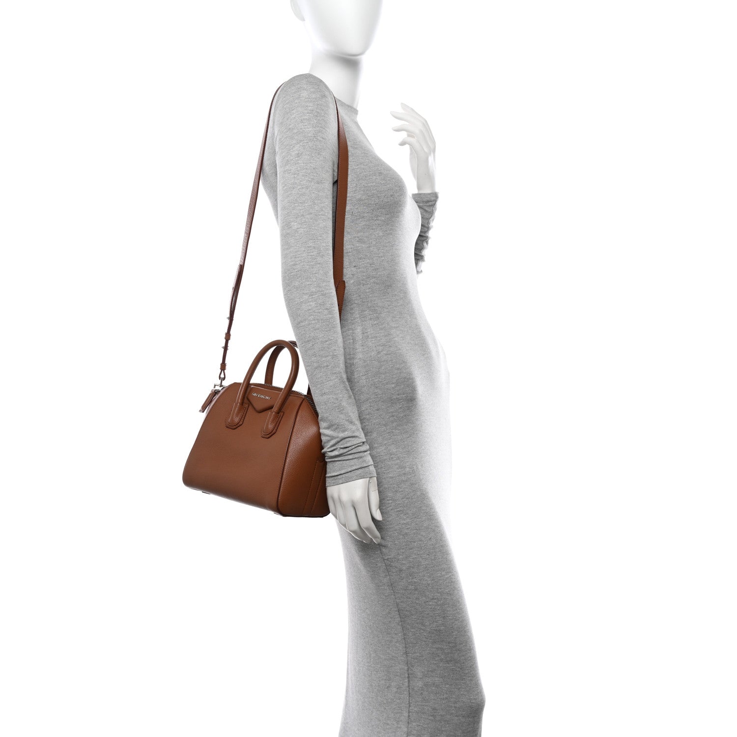 Givenchy Sugar Goatskin Mini Antigona Caramel 2 of 11