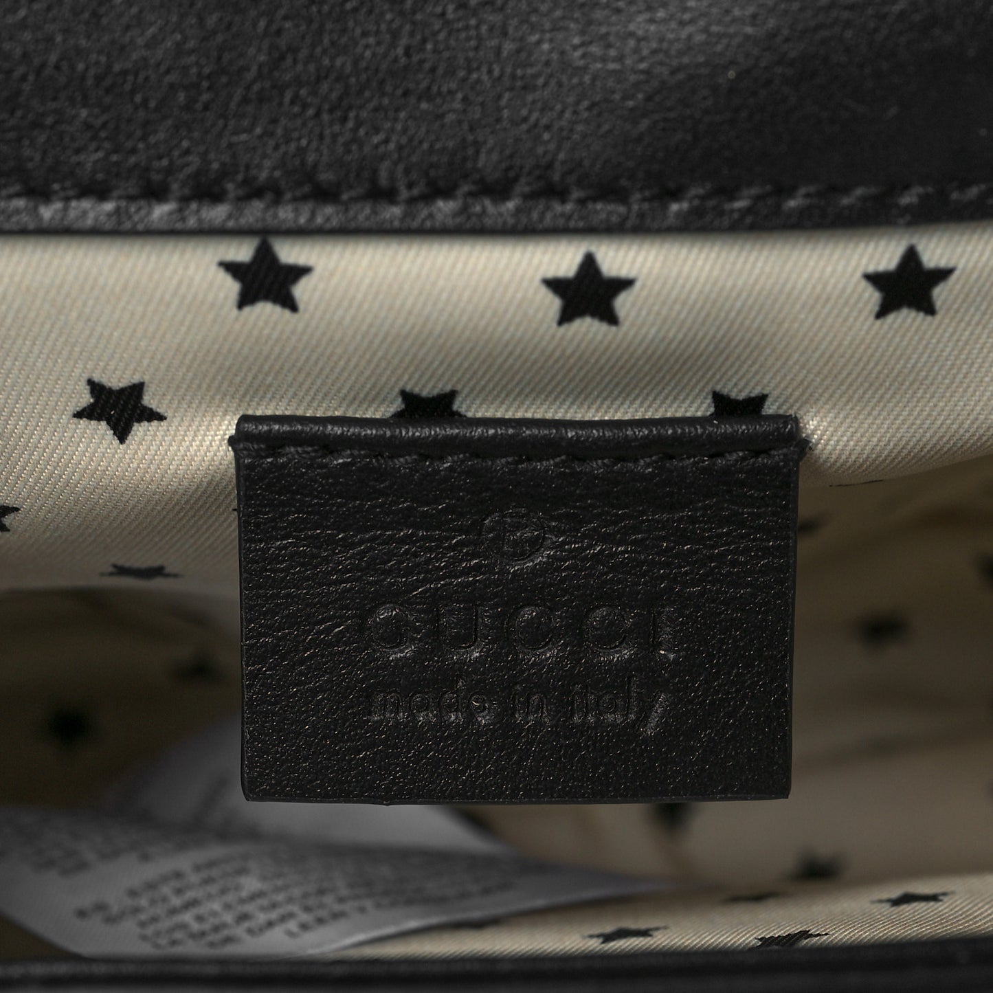Metallic Cracked Calfskin Belt Bag Gold Black