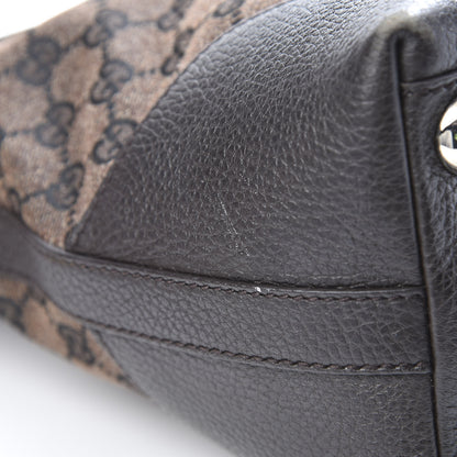 Gucci Monogram Tote Dark Brown 14 of 14