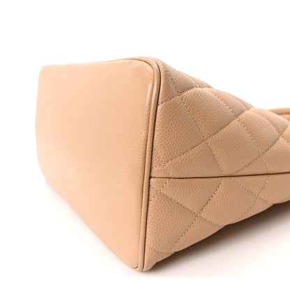 Chanel Caviar Quilted Medallion Tote Beige 10 of 10