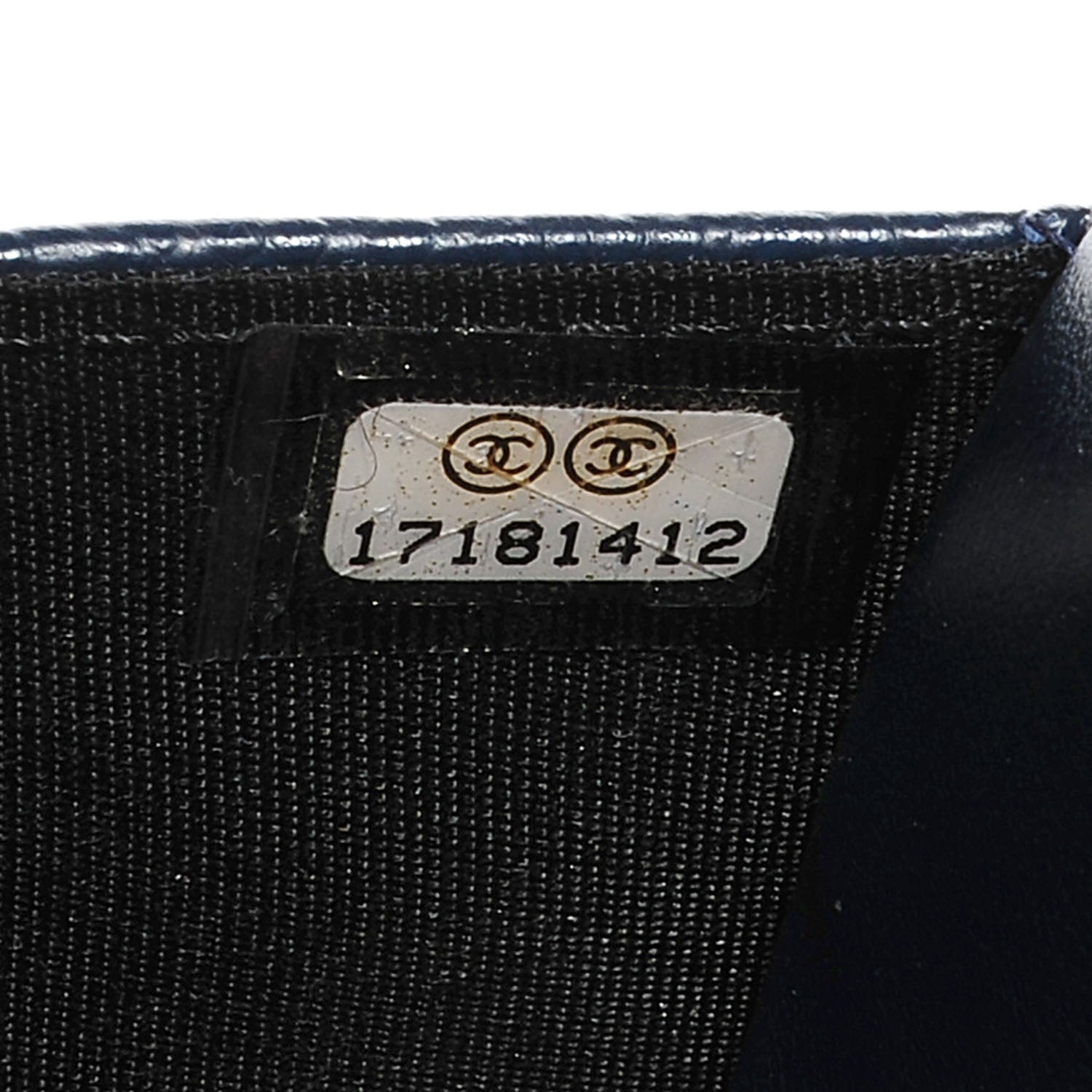 Chanel Caviar Timeless CC Wallet on Chain WOC Navy Blue 8 of 9