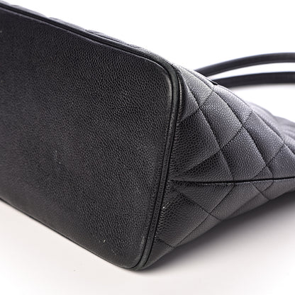 Chanel Caviar Quilted Medallion Tote Black 8 of 15