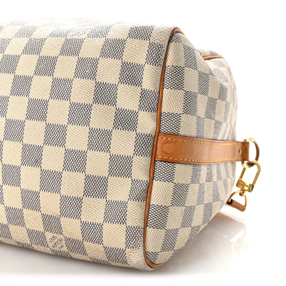 Louis Vuitton Damier Azur Speedy Bandouliere 30 10 of 11