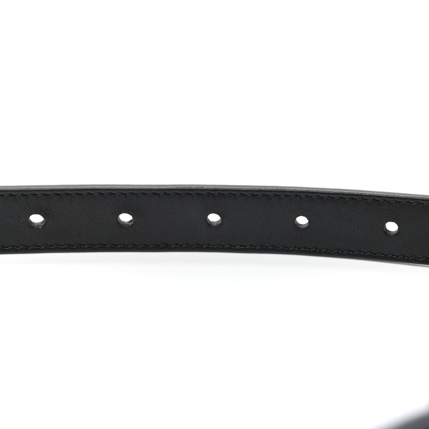 Gucci Calfskin Double G 20mm Belt 75 30 Black 3 of 5
