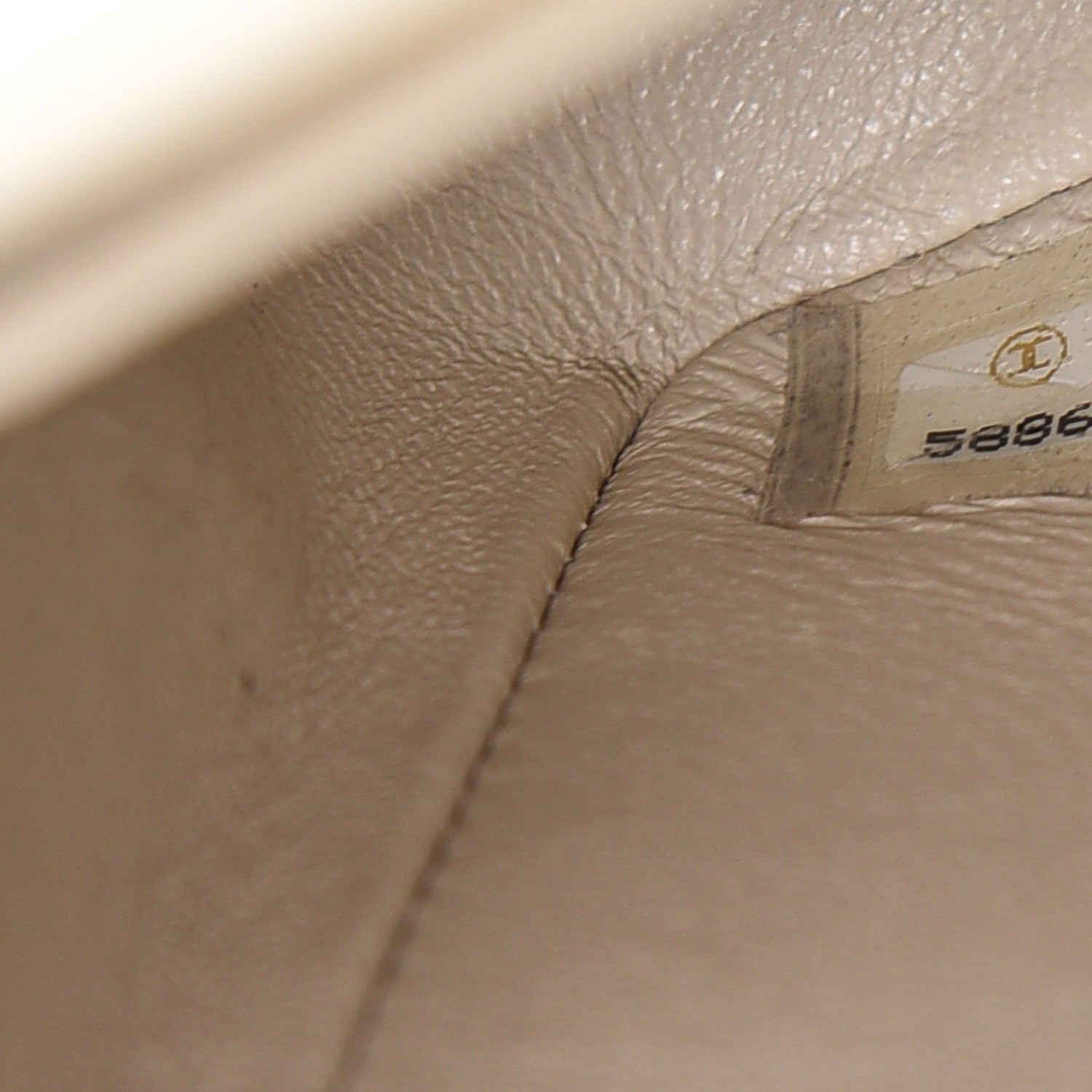 Chanel Caviar Quilted Medium Double Flap Beige Clair 8 of 12