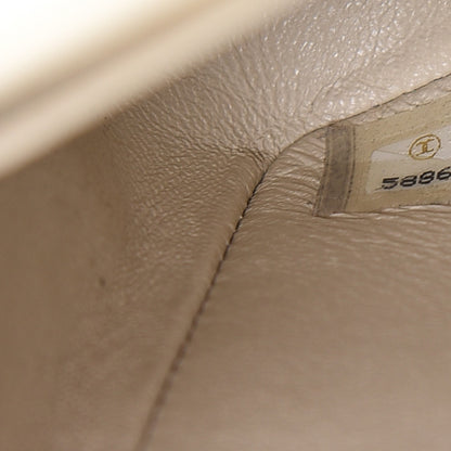 Chanel Caviar Quilted Medium Double Flap Beige Clair 8 of 12