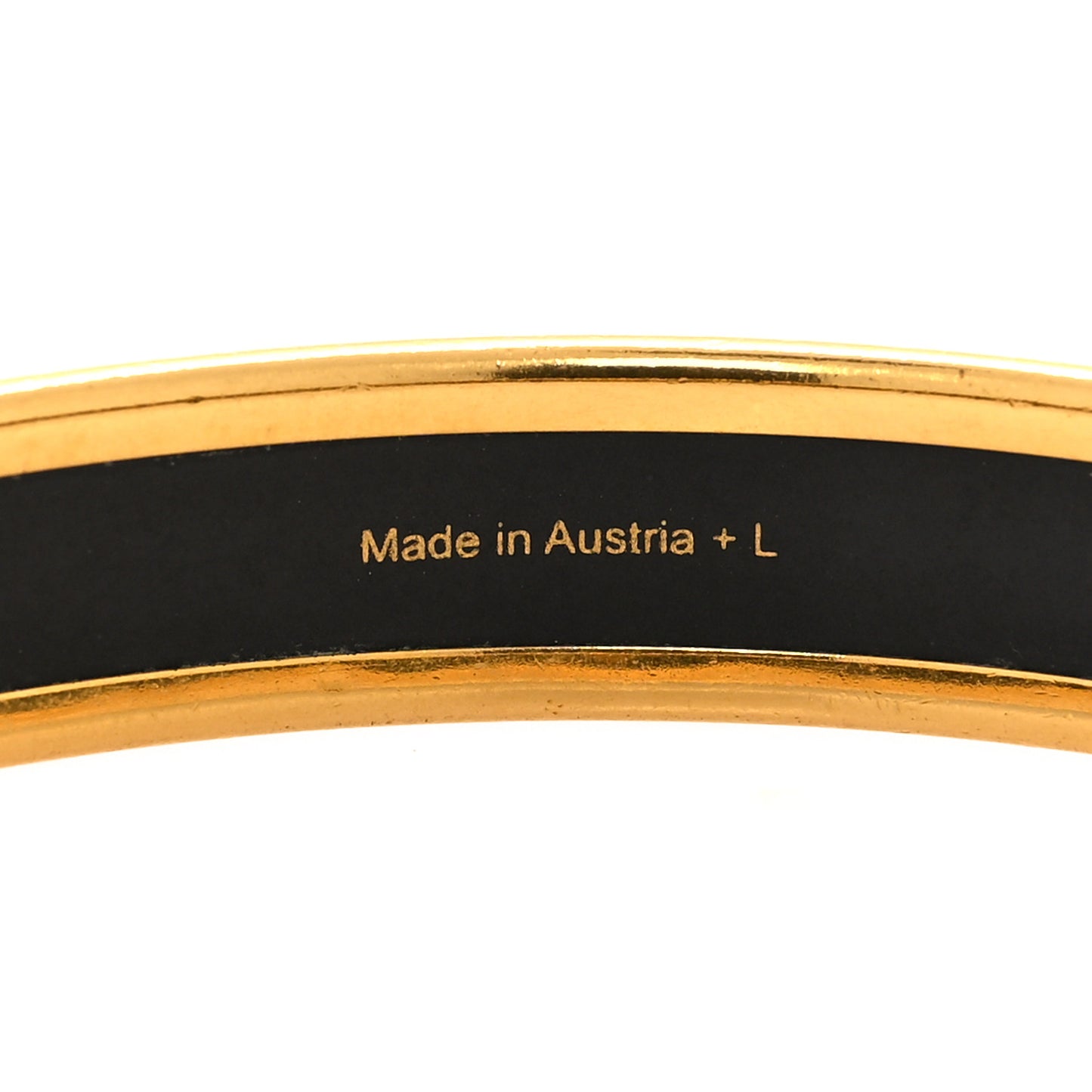 Enamel Printed Narrow Grand Apparat Bracelet 70 Rouge