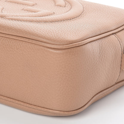 Gucci Pebbled Calfskin Small Soho Disco Bag Rose Beige 9 of 9