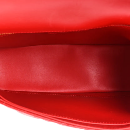 Christian Dior Calfskin Cannage Dioramour Caro Bag Bright Red 6 of 16