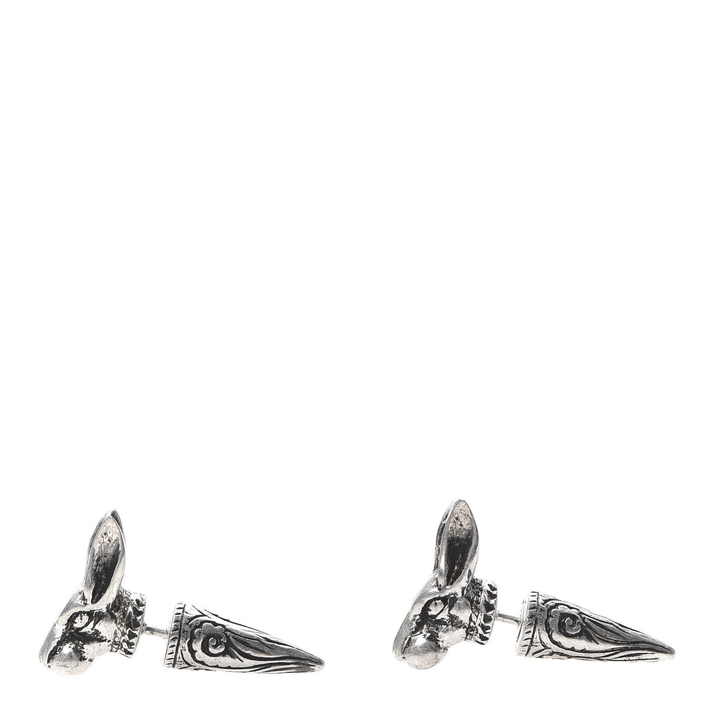 Sterling Silver Anger Forest Rabbit Earrings