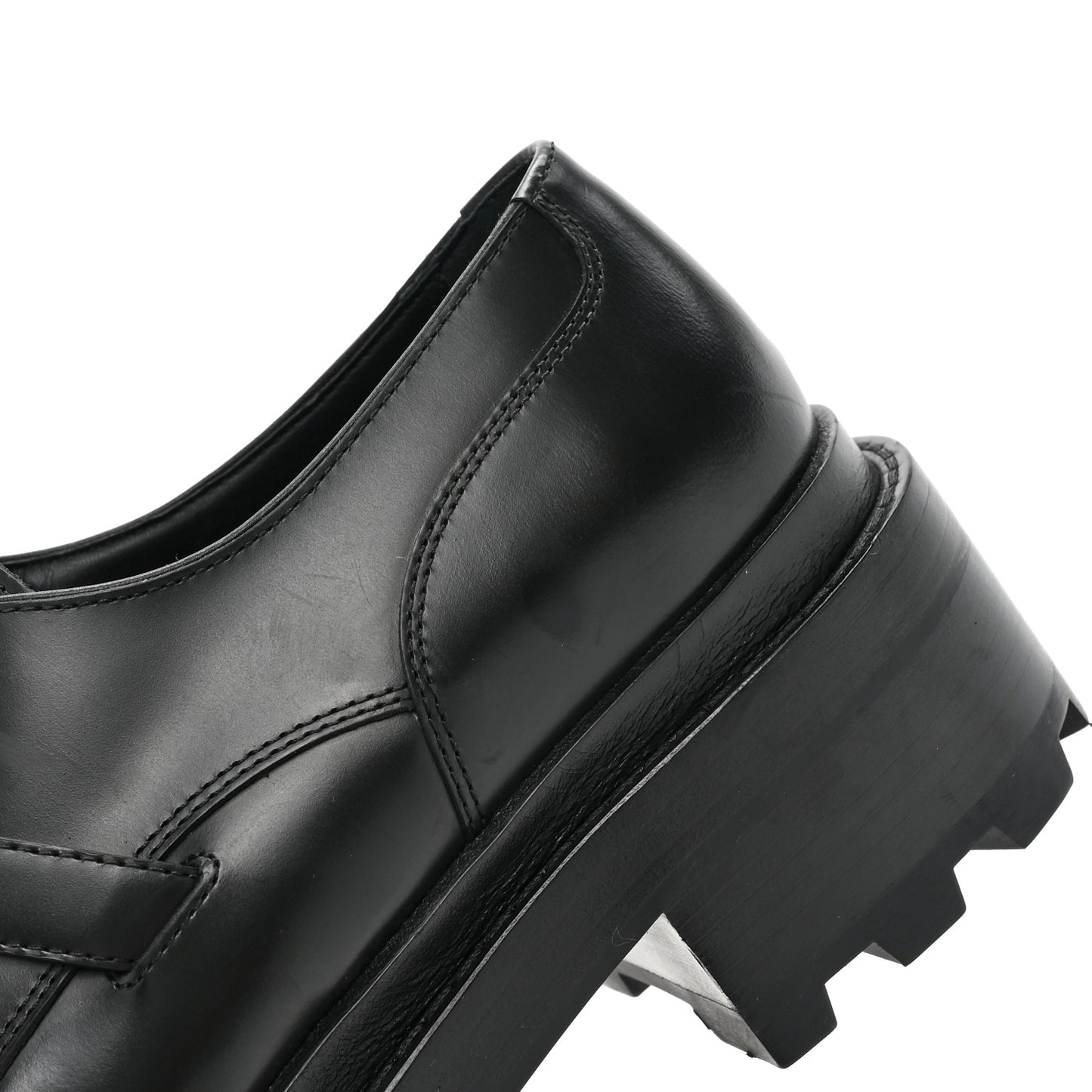 Glossed Calfskin First Oxford 39.5 Black