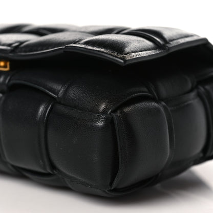 Bottega Veneta Nappa Maxi Intreccio Small Padded Cassette Crossbody Bag Black 9 of 9