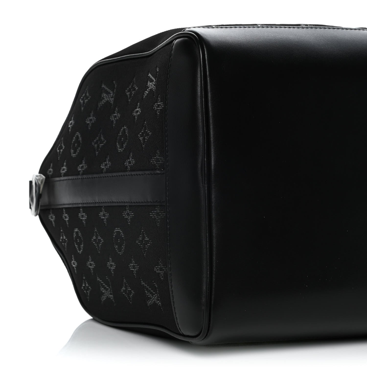 Louis Vuitton Jacquard Monogram Light Up Keepall Bandouliere 50 Black 19 of 28