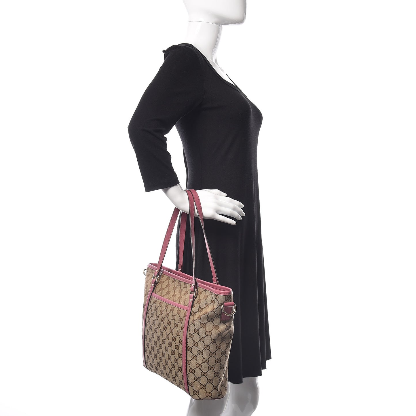 GG Monogram Medium Joy Tote Peonia Flower