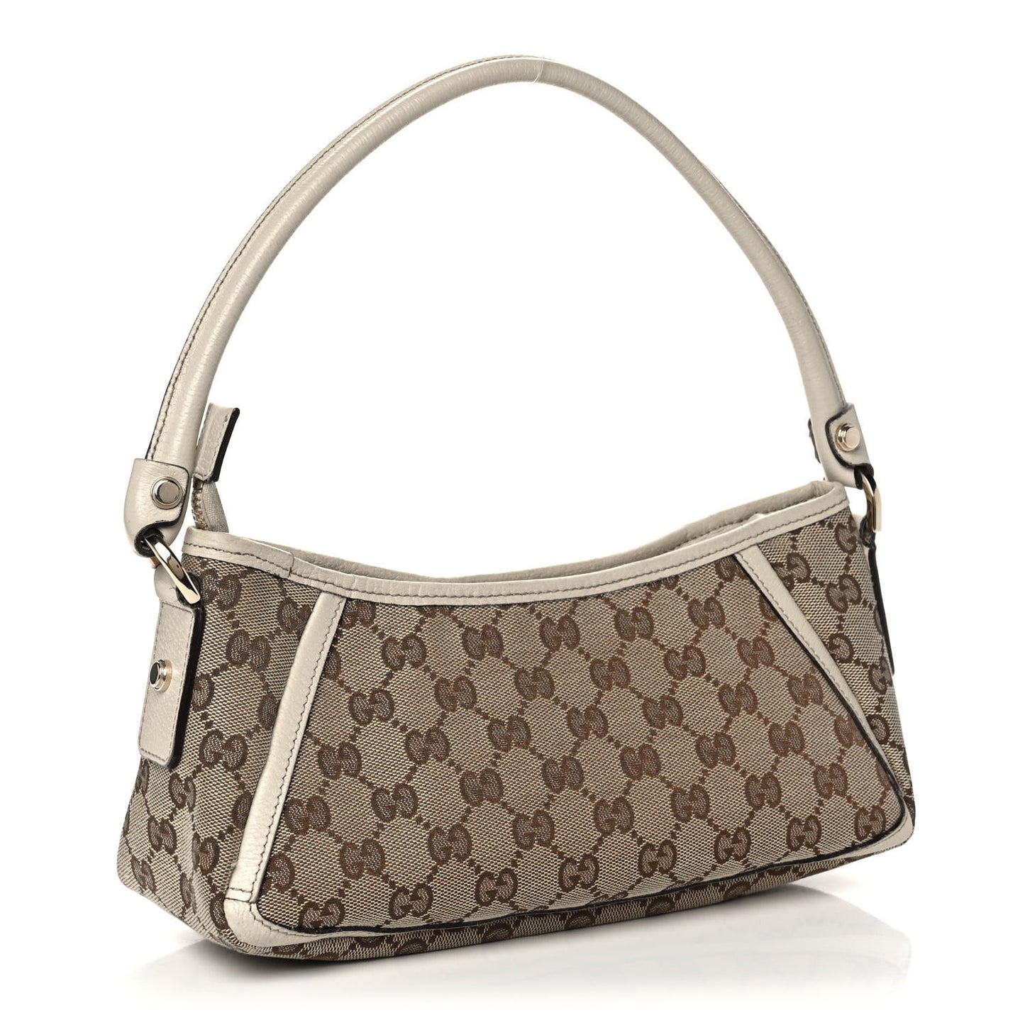 Monogram D Ring Abbey Pochette Off White
