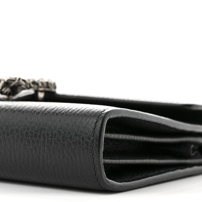 Gucci Calfskin Mini Dionysus Chain Wallet Black 12 of 12