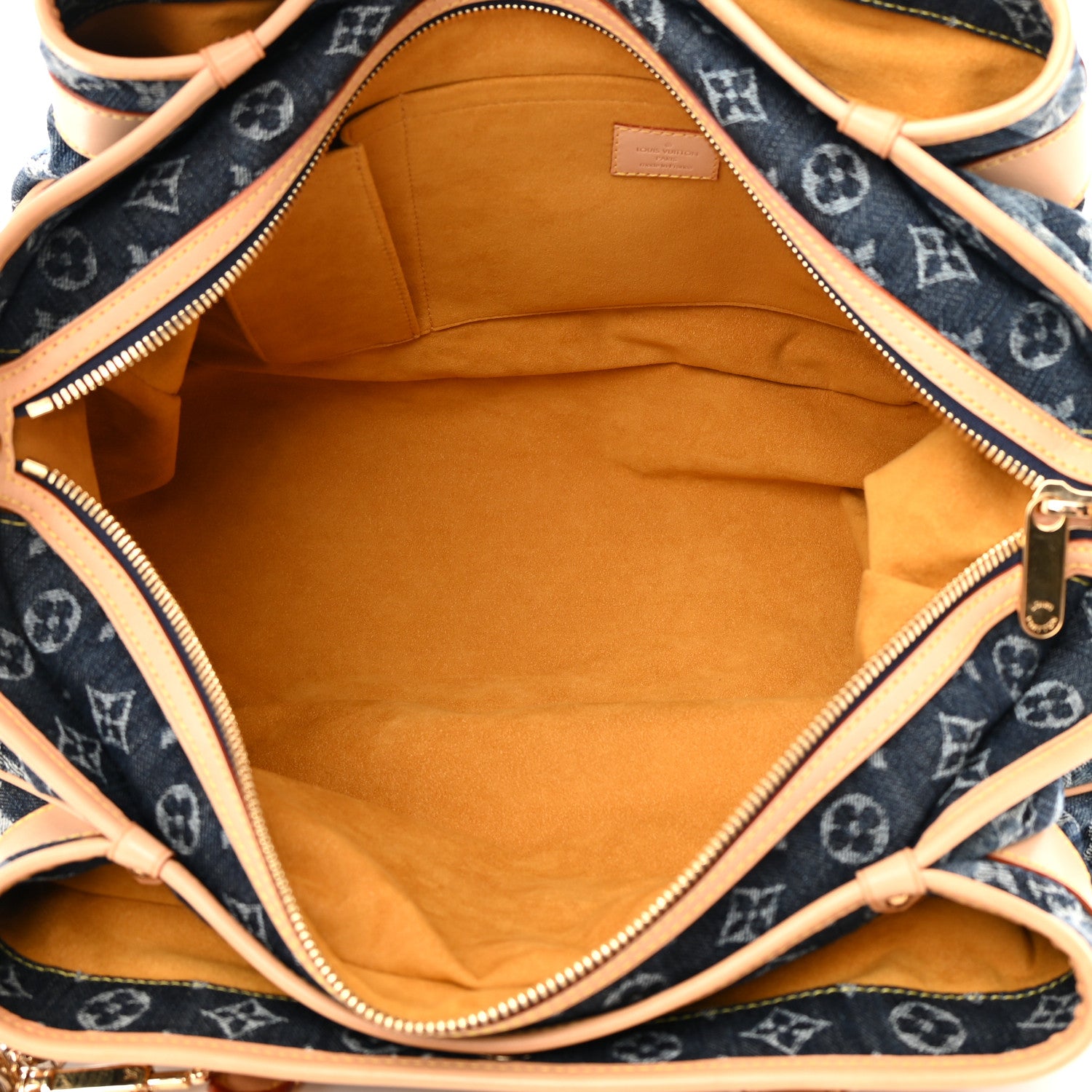 Louis Vuitton Denim Raye Cabas GM 6 of 15