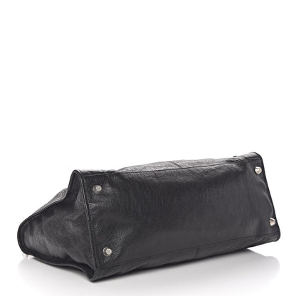 Balenciaga Agneau Giant 12 Silver Hardware Work Black 4 of 10
