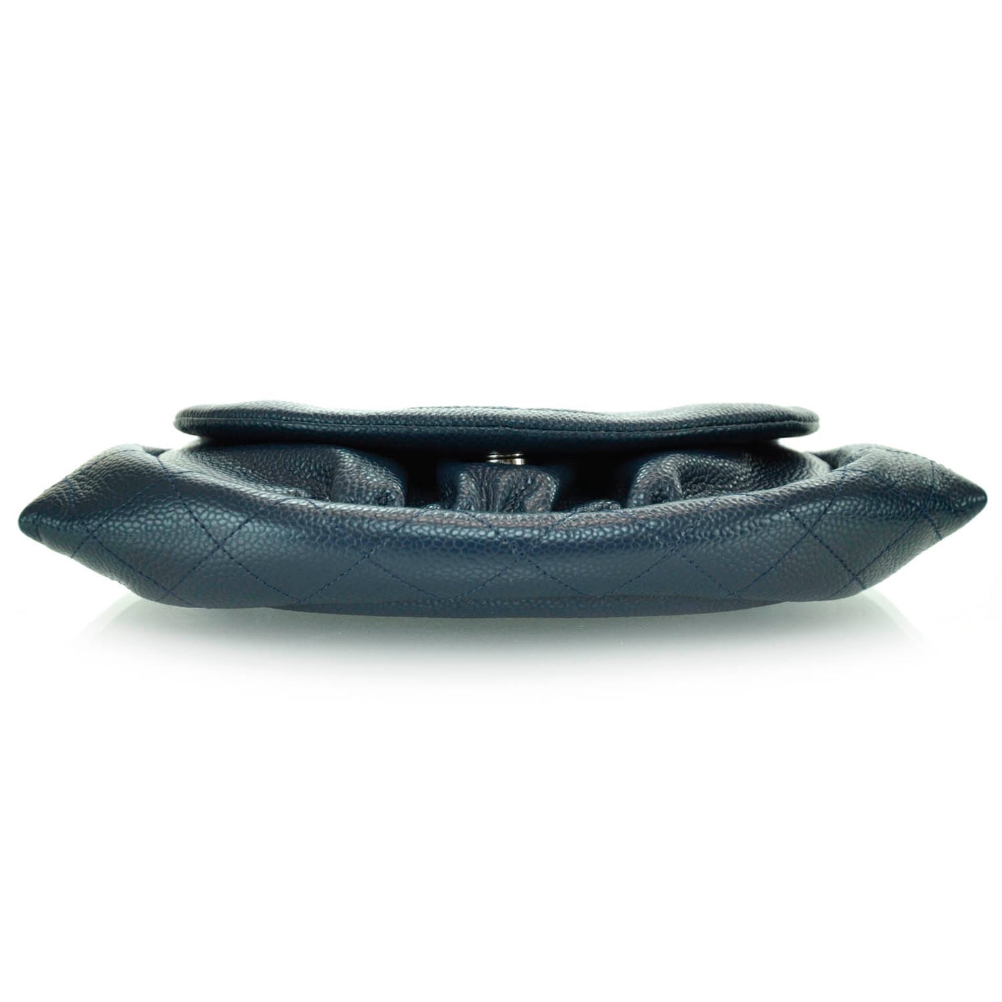 Caviar Half Moon Wallet On Chain Navy
